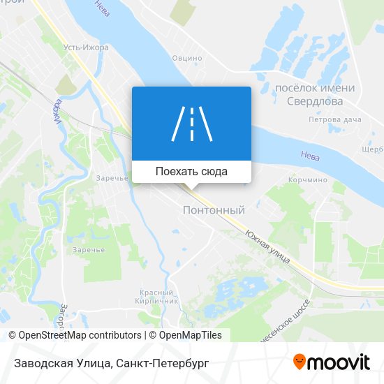 Карта Заводская Улица