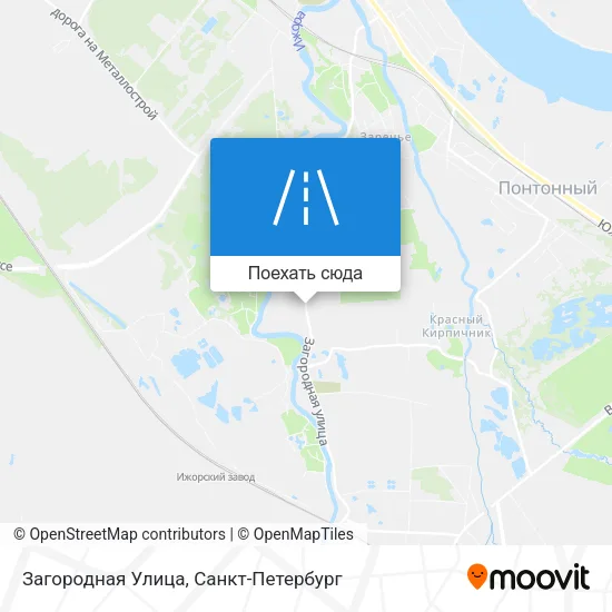 Карта Загородная Улица
