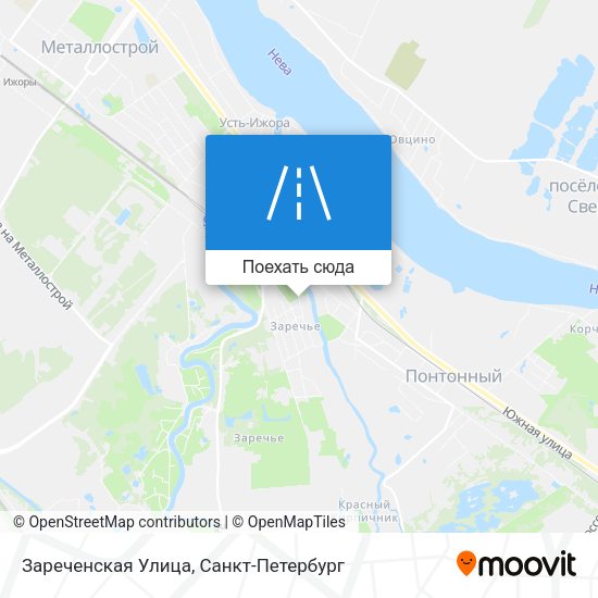 Карта Зареченская Улица