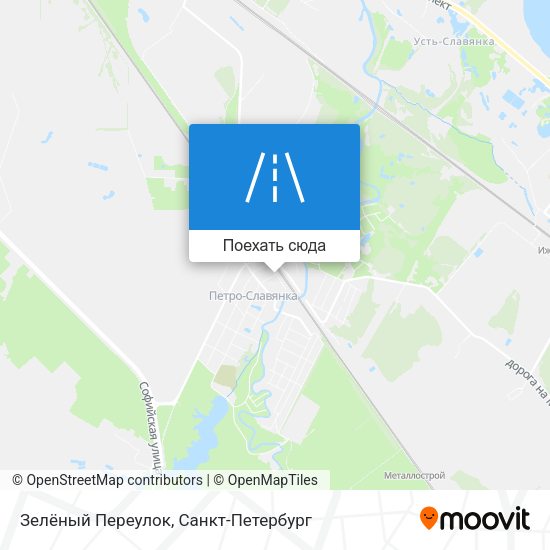 Карта Зелёный Переулок