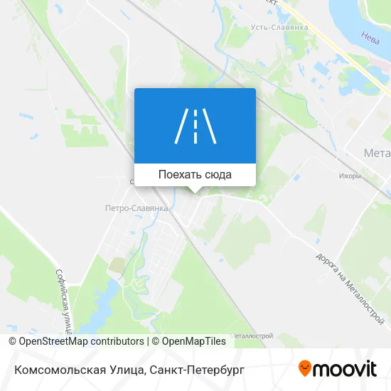 Карта Комсомольская Улица