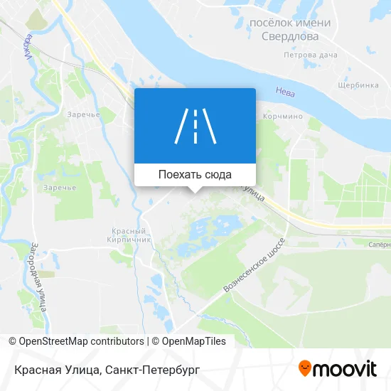 Карта Красная Улица