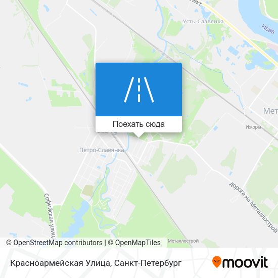 Карта Красноармейская Улица