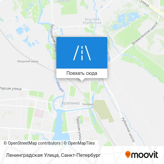 Карта Ленинградская Улица