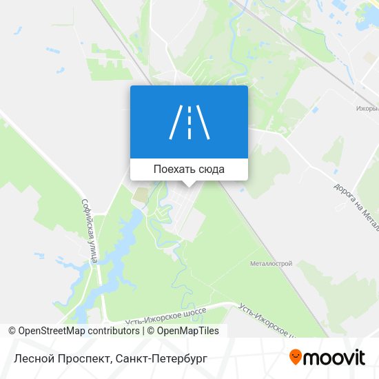 Карта Лесной Проспект