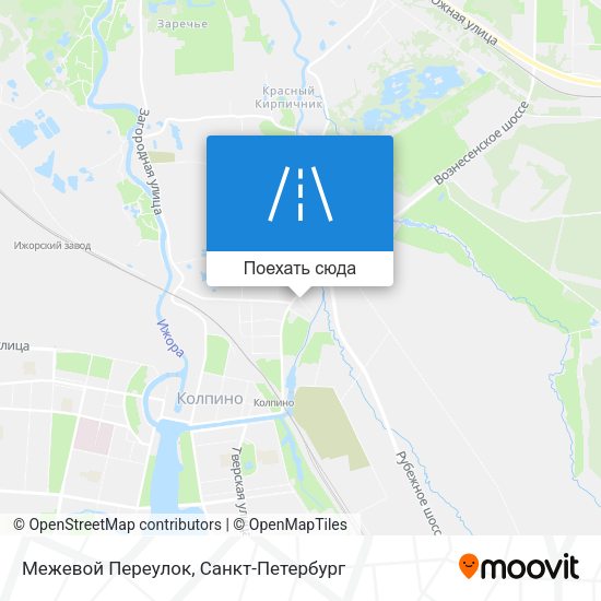 Карта Межевой Переулок