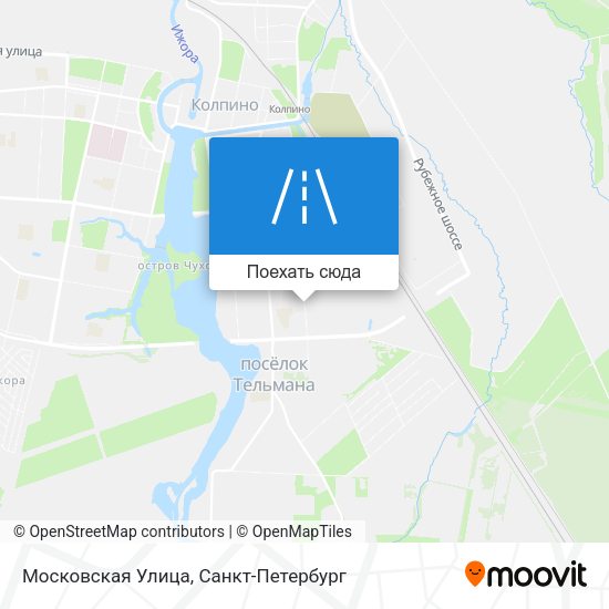 Карта Московская Улица