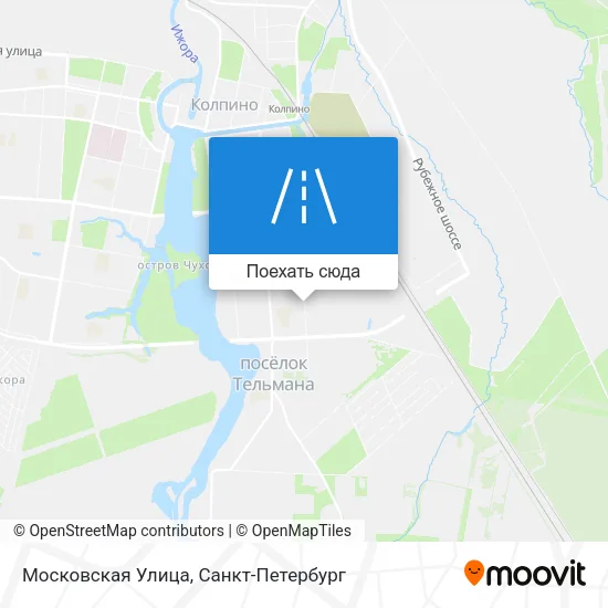 Карта Московская Улица
