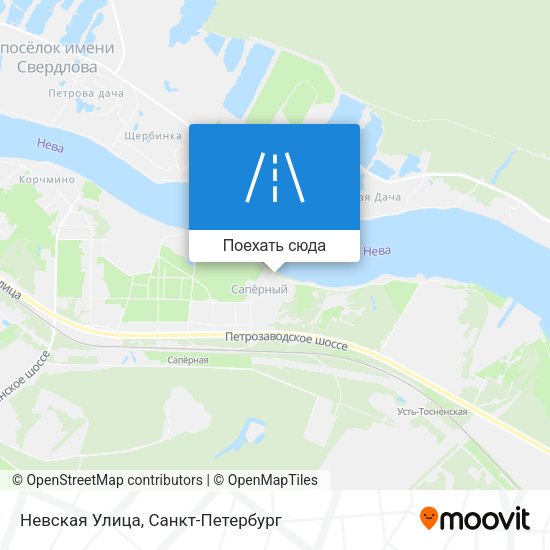 Карта Невская Улица