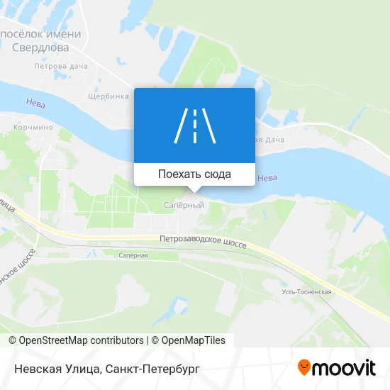 Карта Невская Улица