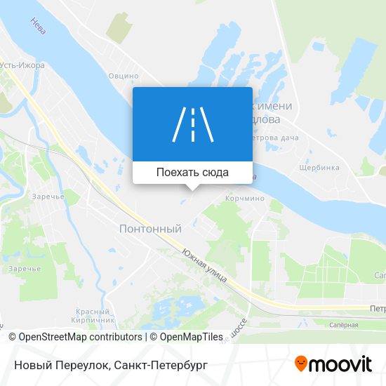 Карта Новый Переулок