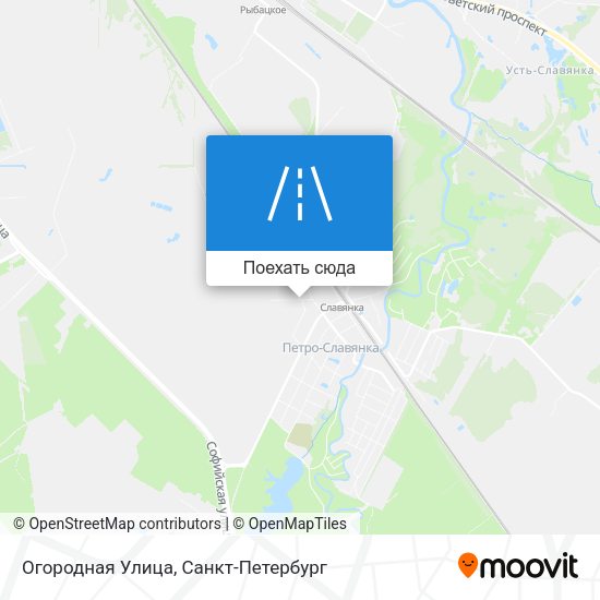 Карта Огородная Улица
