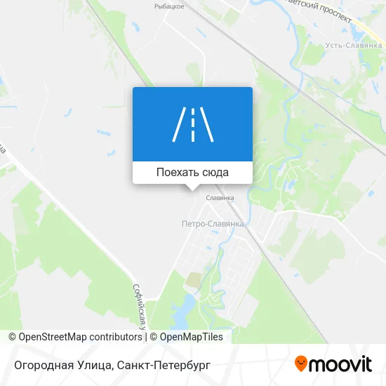 Карта Огородная Улица