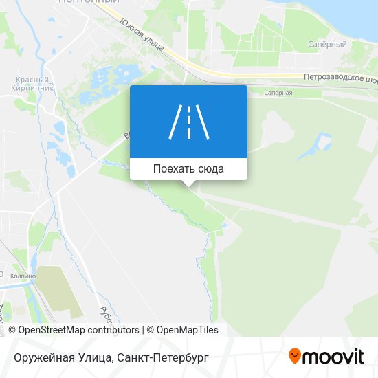 Карта Оружейная Улица