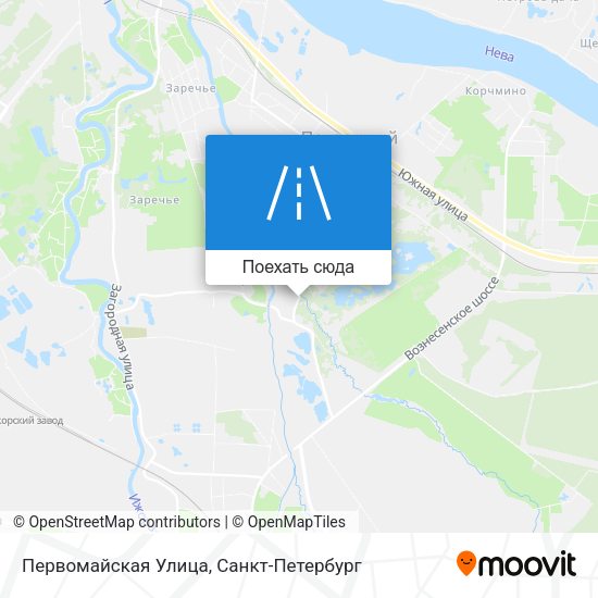 Карта Первомайская Улица