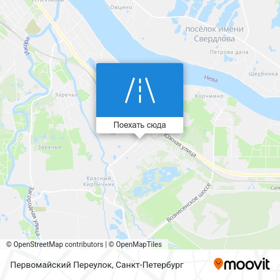 Карта Первомайский Переулок