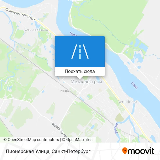 Карта Пионерская Улица