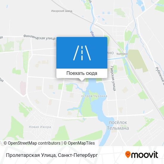 Карта Пролетарская Улица