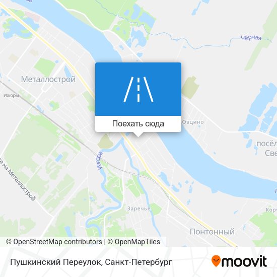 Карта Пушкинский Переулок