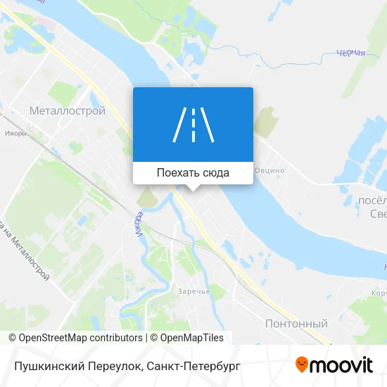 Карта Пушкинский Переулок