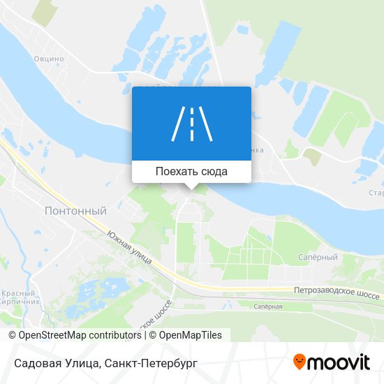 Карта Садовая Улица