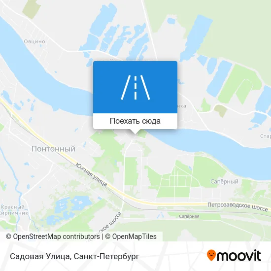Карта Садовая Улица