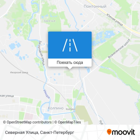 Карта Северная Улица