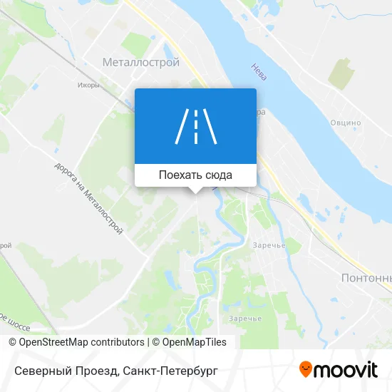 Карта Северный Проезд
