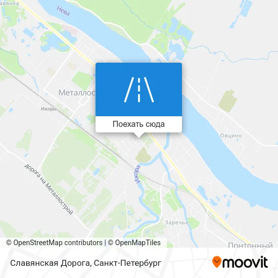 Карта Славянская Дорога