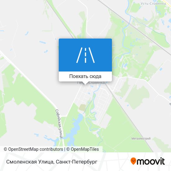 Карта Смоленская Улица
