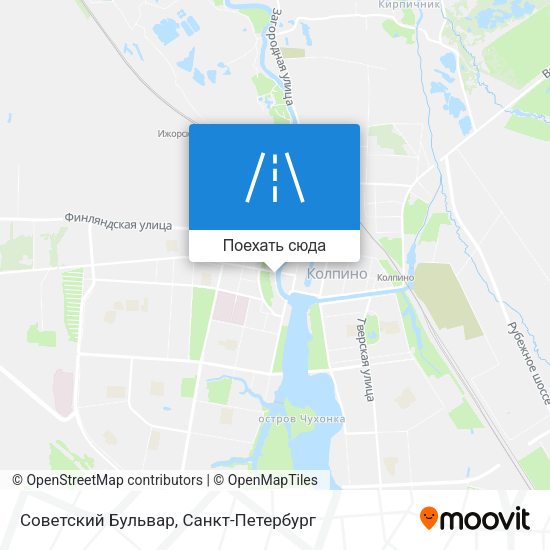 Карта Советский Бульвар