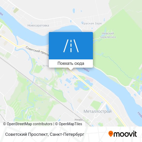 Карта Советский Проспект