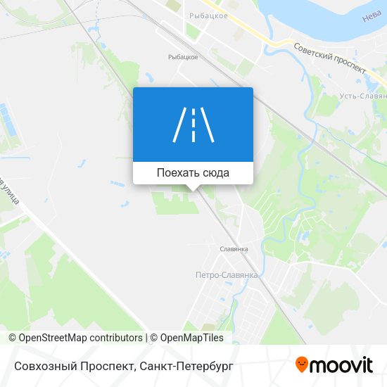 Карта Совхозный Проспект