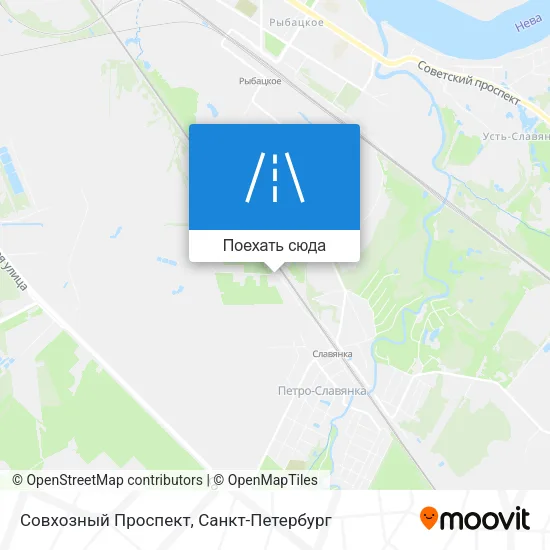 Карта Совхозный Проспект