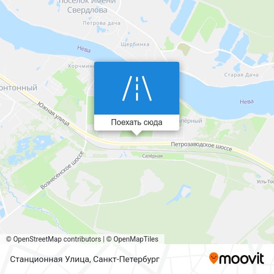 Карта Станционная Улица
