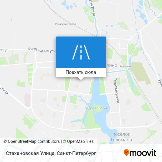 Карта Стахановская Улица