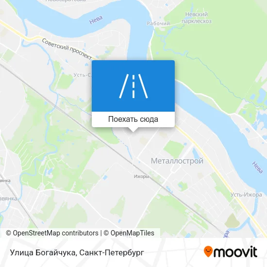 Карта Улица Богайчука