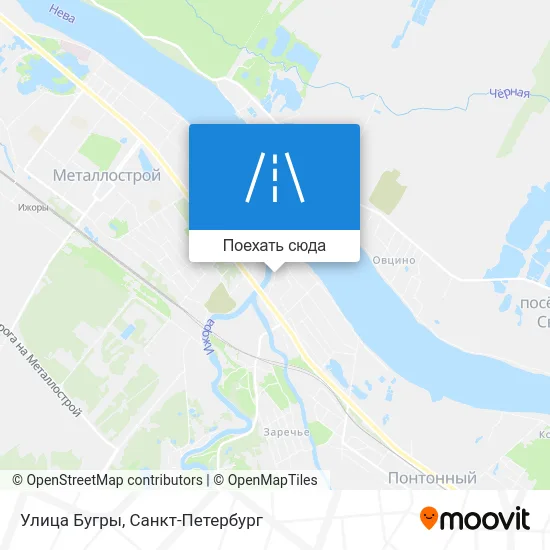 Карта Улица Бугры