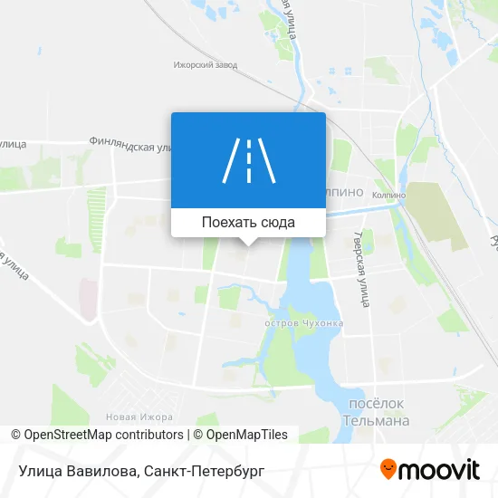 Карта Улица Вавилова