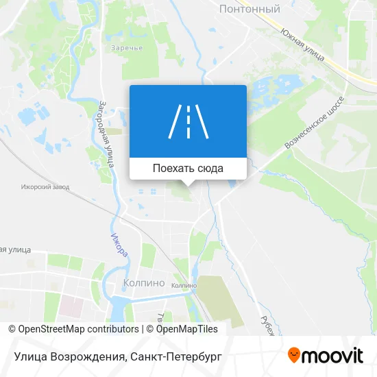 Карта Улица Возрождения