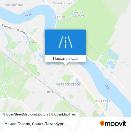 Карта Улица Гоголя