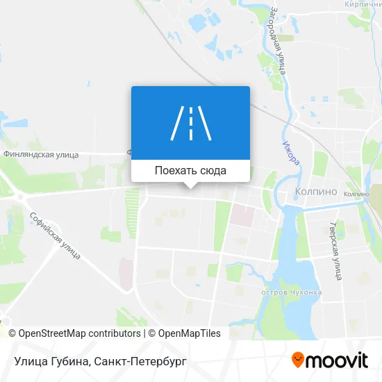 Карта Улица Губина