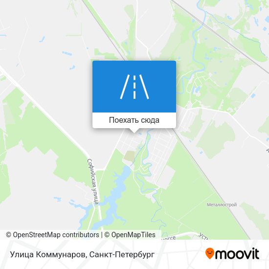 Карта Улица Коммунаров