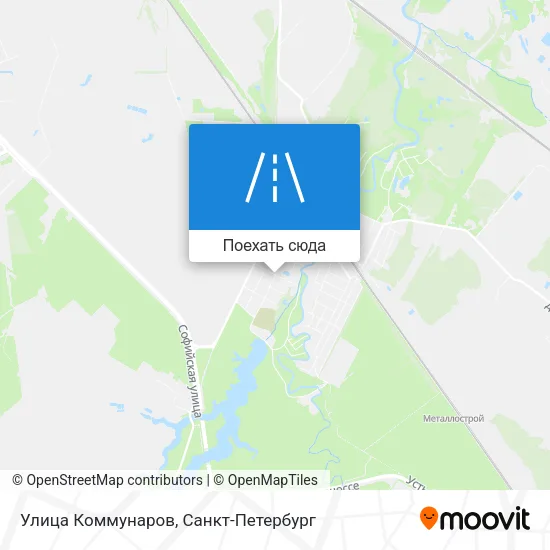 Карта Улица Коммунаров