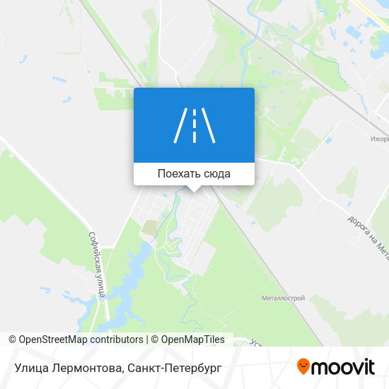 Карта Улица Лермонтова