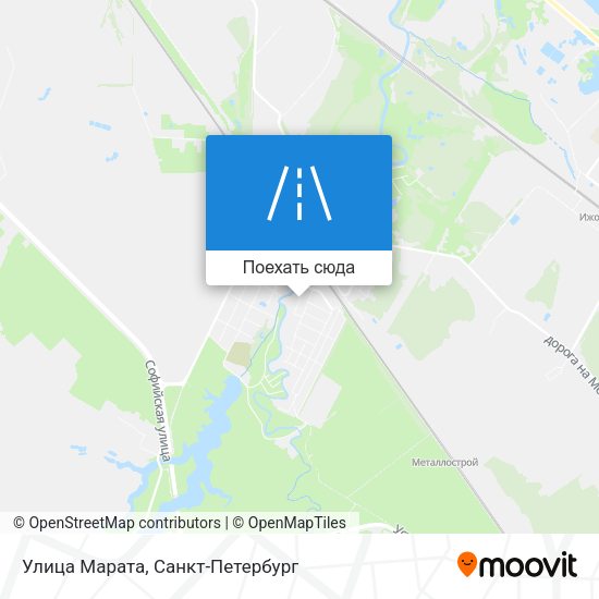 Карта Улица Марата