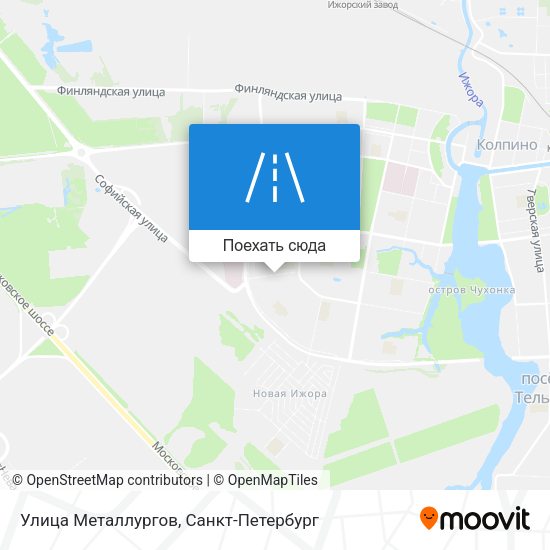 Карта Улица Металлургов