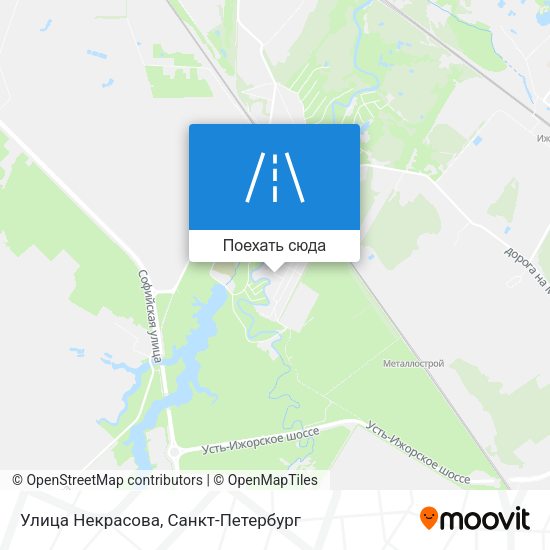 Карта Улица Некрасова
