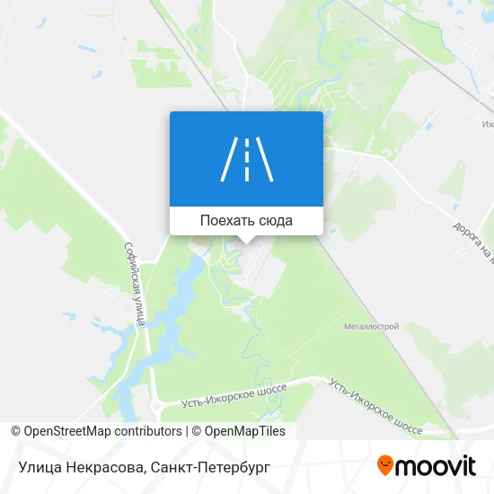 Карта Улица Некрасова