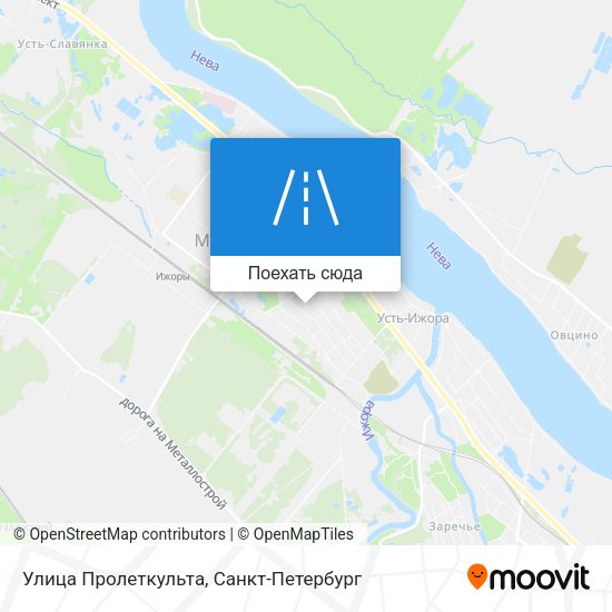 Карта Улица Пролеткульта